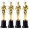4-Pack Award Trophies - 9-inch Plastic Statues for Movie Themed Birthday Party, Ceremonies, Competitions